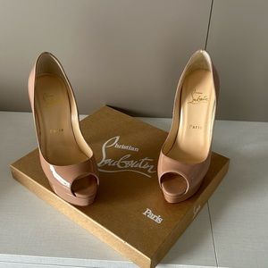 Christian Louboutin Lady Peep Patent Calf
